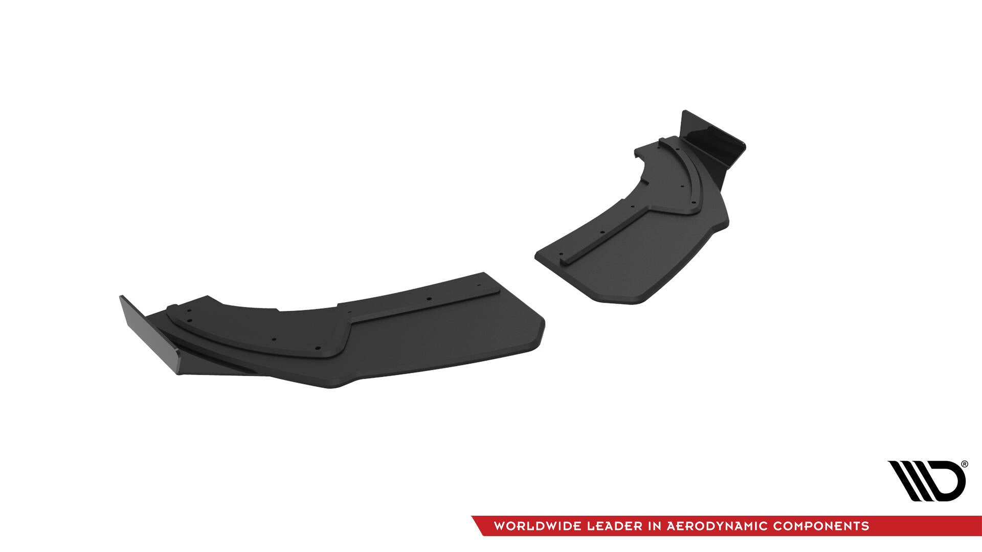 Maxton Street Pro Heck Ansatz Flaps Diffusor +Flaps für Audi TT S-Line 8S schwarz Hochglanz