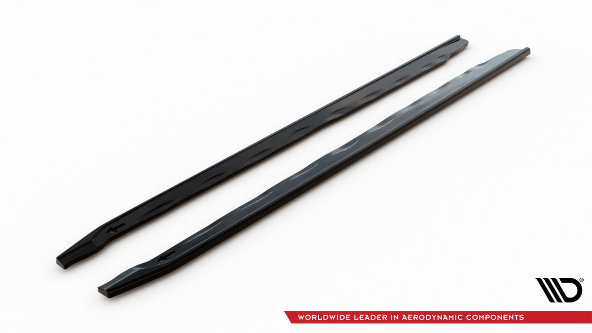 Maxton Seitenschweller Ansatz für BMW M135i M-Performance F40 schwarz Hochglanz