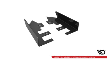 Maxton Hintere Seiten Flaps für Hyundai I30 Fastback N-Line Mk3 Facelift schwarz Hochglanz