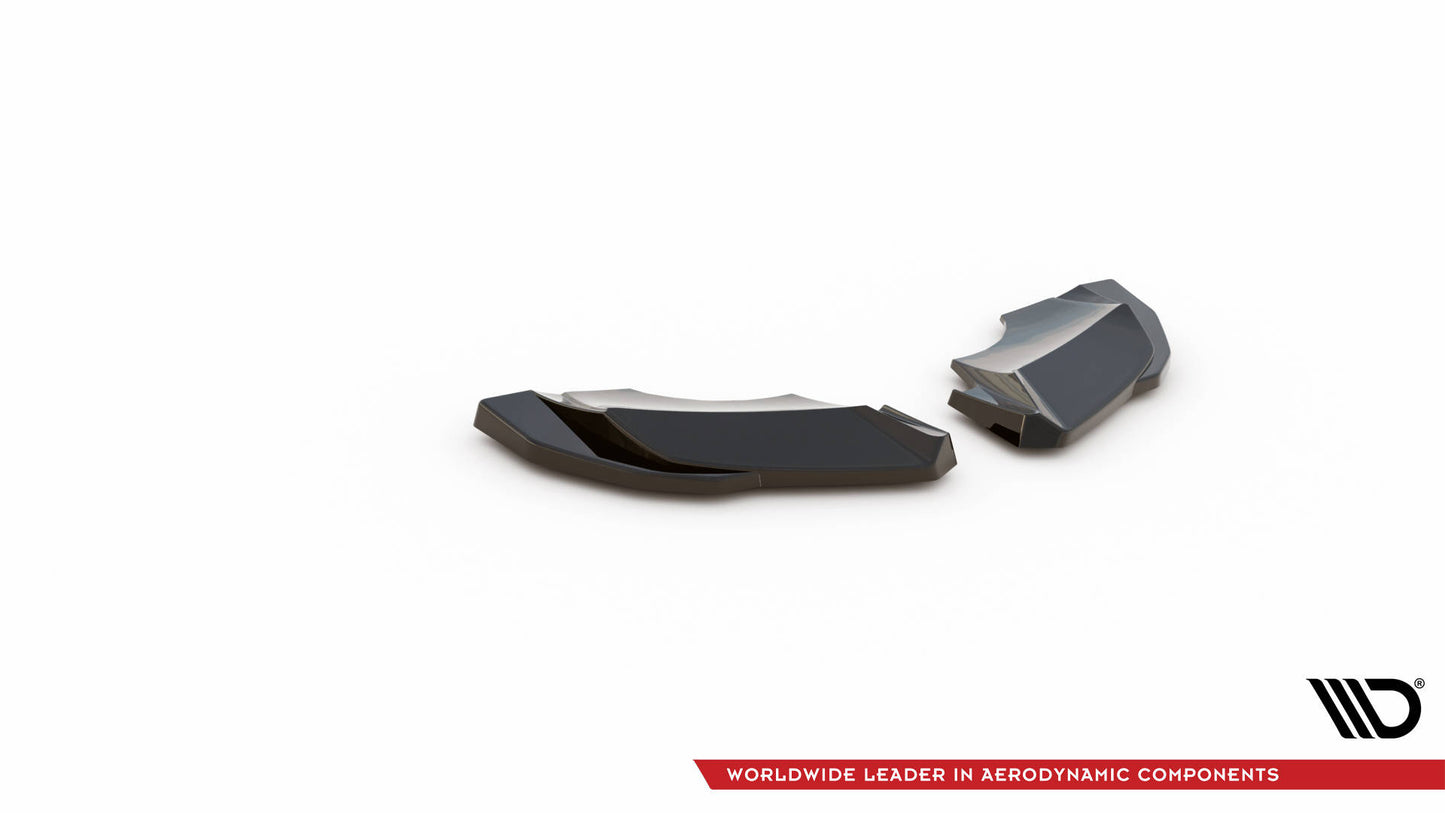 Maxton Heck Ansatz Flaps Diffusor für Audi R8 Mk2 Facelift schwarz Hochglanz
