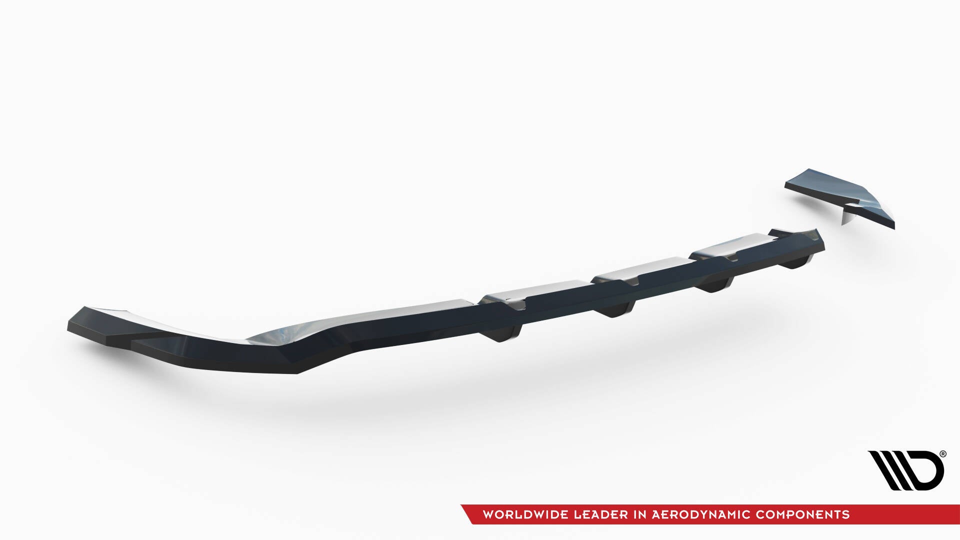 Maxton Mittlerer Diffusor Heck Ansatz DTM Look für Hyundai Tucson N-Line Mk4 schwarz Hochglanz
