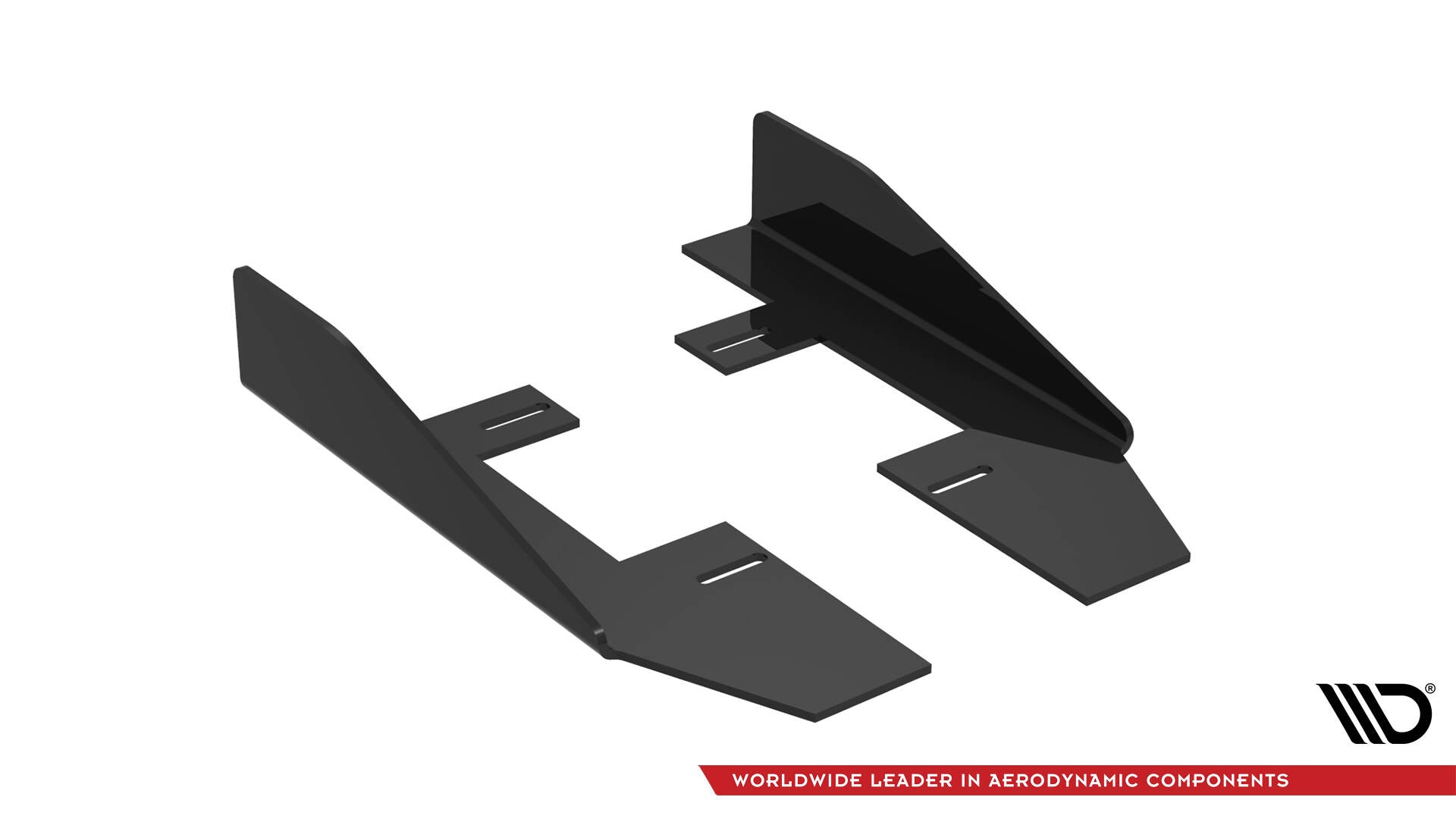 Maxton Side Flaps Audi RS3 Limousine 8V Facelift schwarz Hochglanz