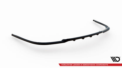 Maxton Mittlerer Diffusor Heck Ansatz DTM Look für BMW 7 F01 schwarz Hochglanz