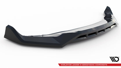 Maxton Front Ansatz V.2 für BMW X5 M-Paket G05 schwarz Hochglanz