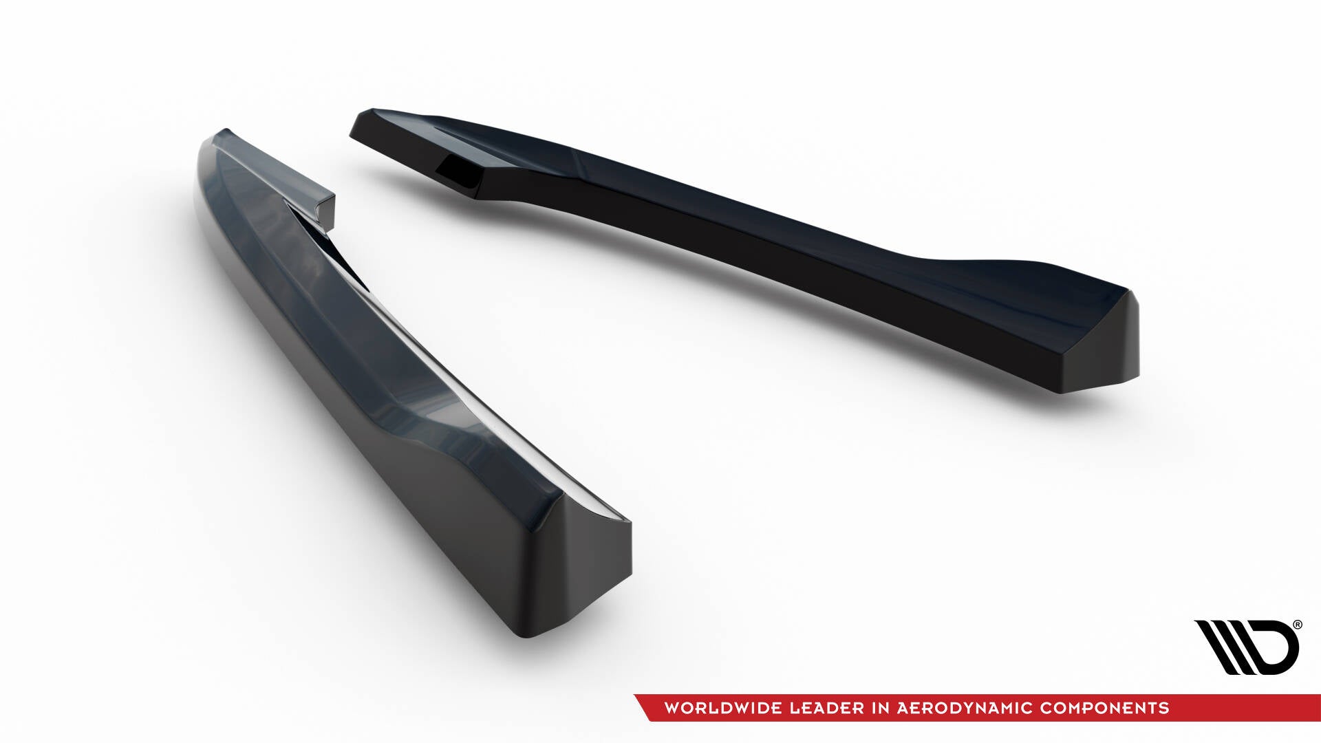 Maxton Heck Ansatz Flaps Diffusor V.2 für Audi S5 / A5 S-Line Coupe / Cabriolet 8T schwarz Hochglanz