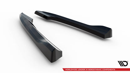 Maxton Heck Ansatz Flaps Diffusor V.2 für Audi S5 / A5 S-Line Coupe / Cabriolet 8T schwarz Hochglanz