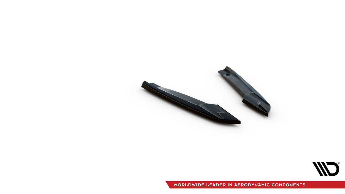 Maxton Heck Ansatz Flaps Diffusor für Audi S5 Coupe / Sportback F5 schwarz Hochglanz