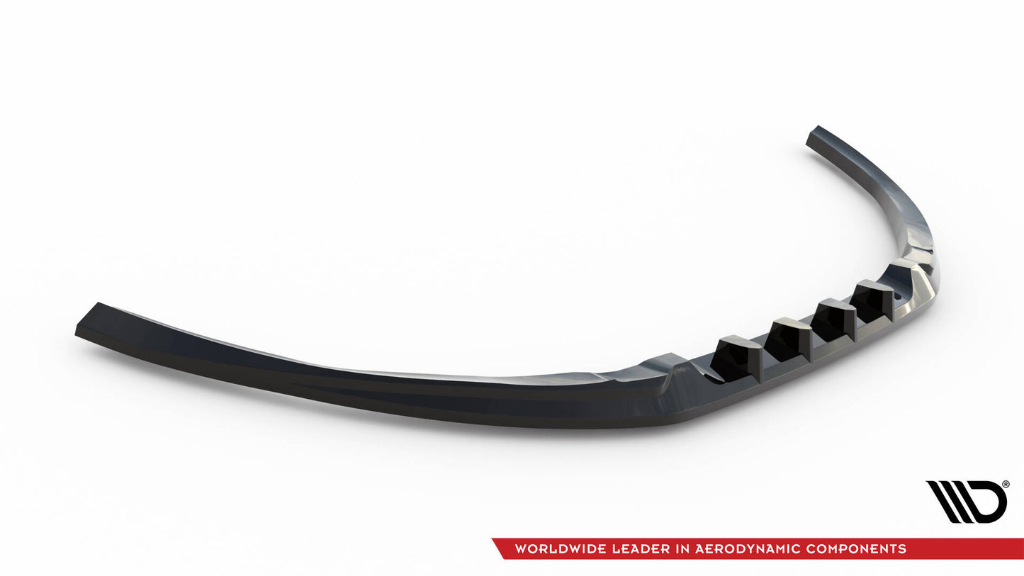 Maxton Front Ansatz für Ford S-Max ST-Line Mk2 schwarz Hochglanz