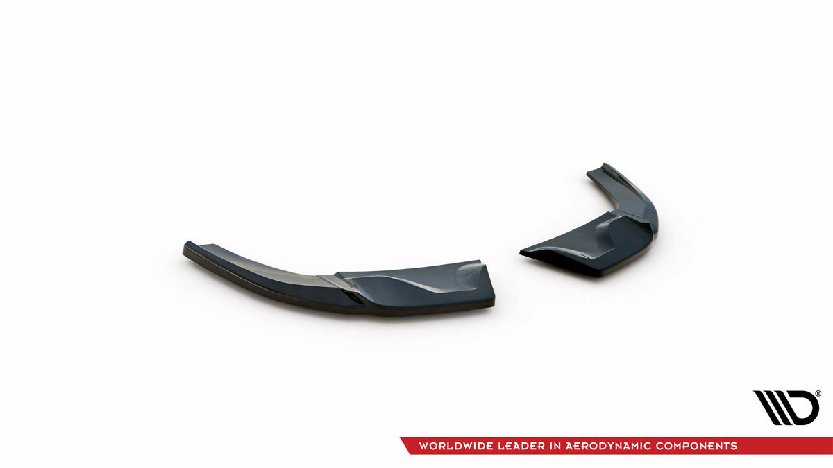 Maxton Heck Ansatz Flaps Diffusor V.1 für Audi RS3 Sportback 8Y schwarz Hochglanz