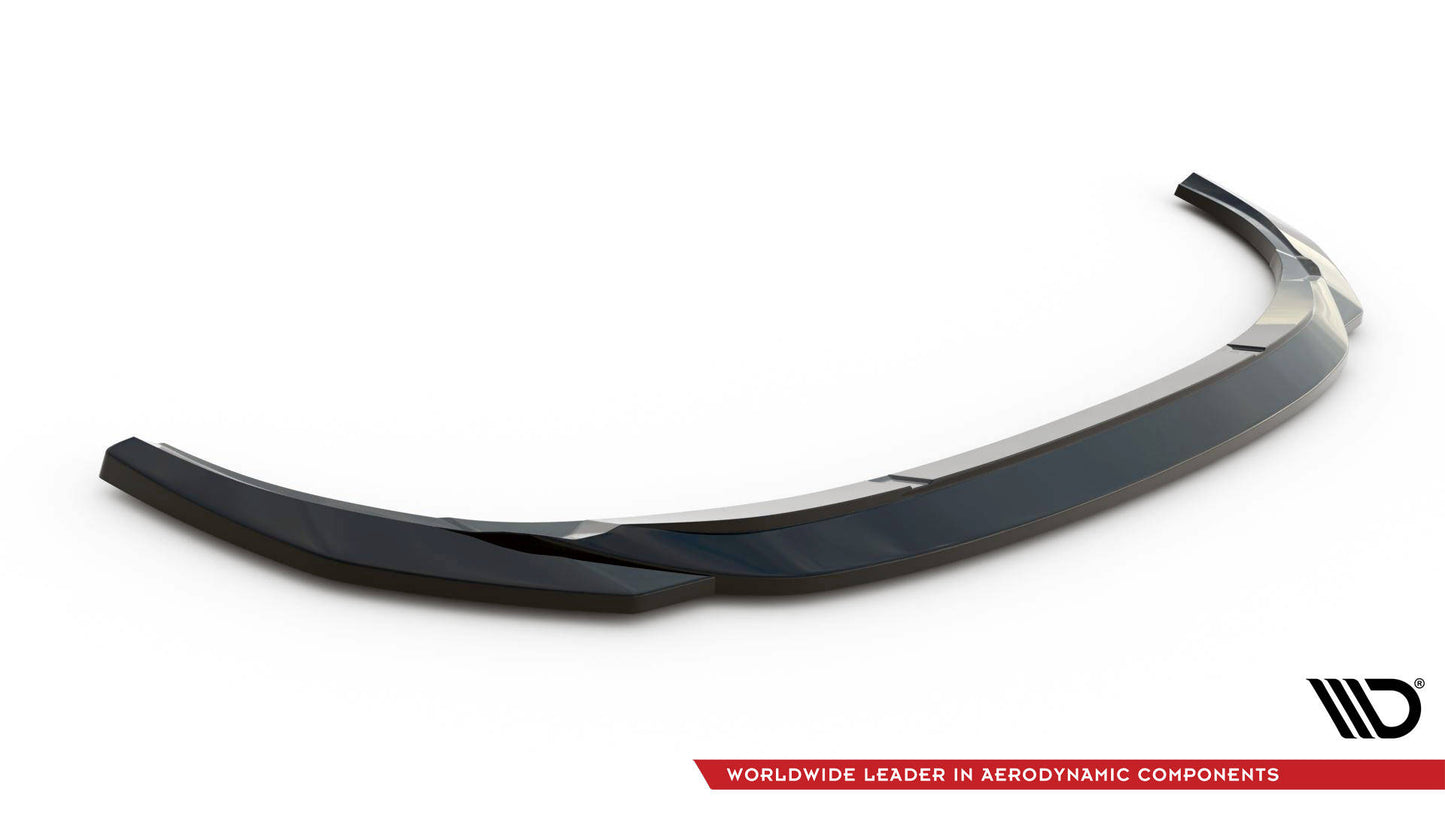 Maxton Front Ansatz V.1 für Audi e-tron schwarz Hochglanz
