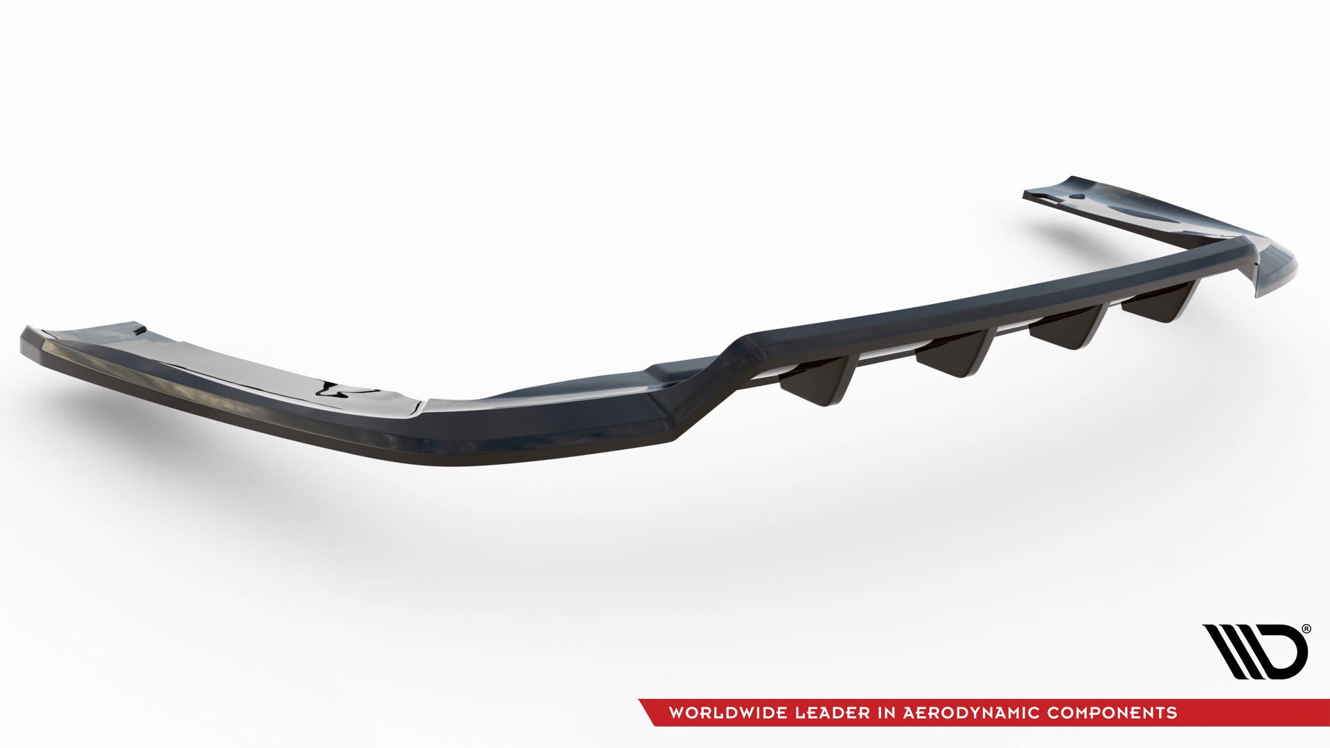 Maxton Mittlerer Diffusor Heck Ansatz DTM Look für Chrysler Pacifica Mk2 schwarz Hochglanz