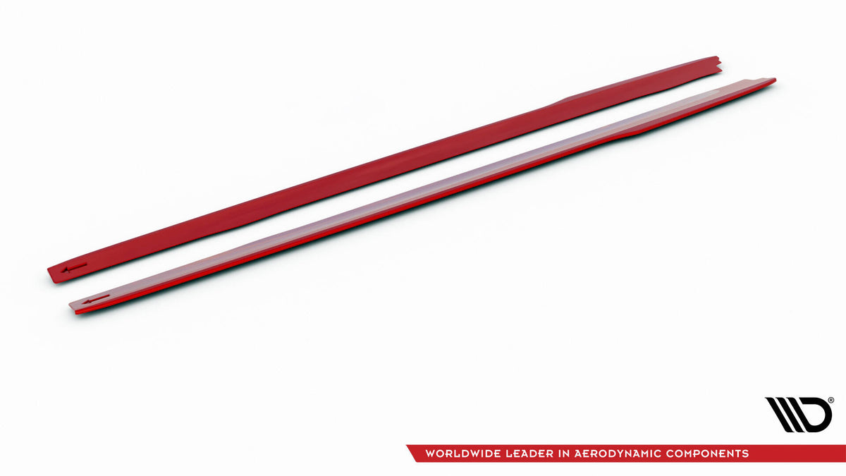 Maxton Seitenschweller Ansatz für V.2 für Ford Mustang Mk6 Facelift
