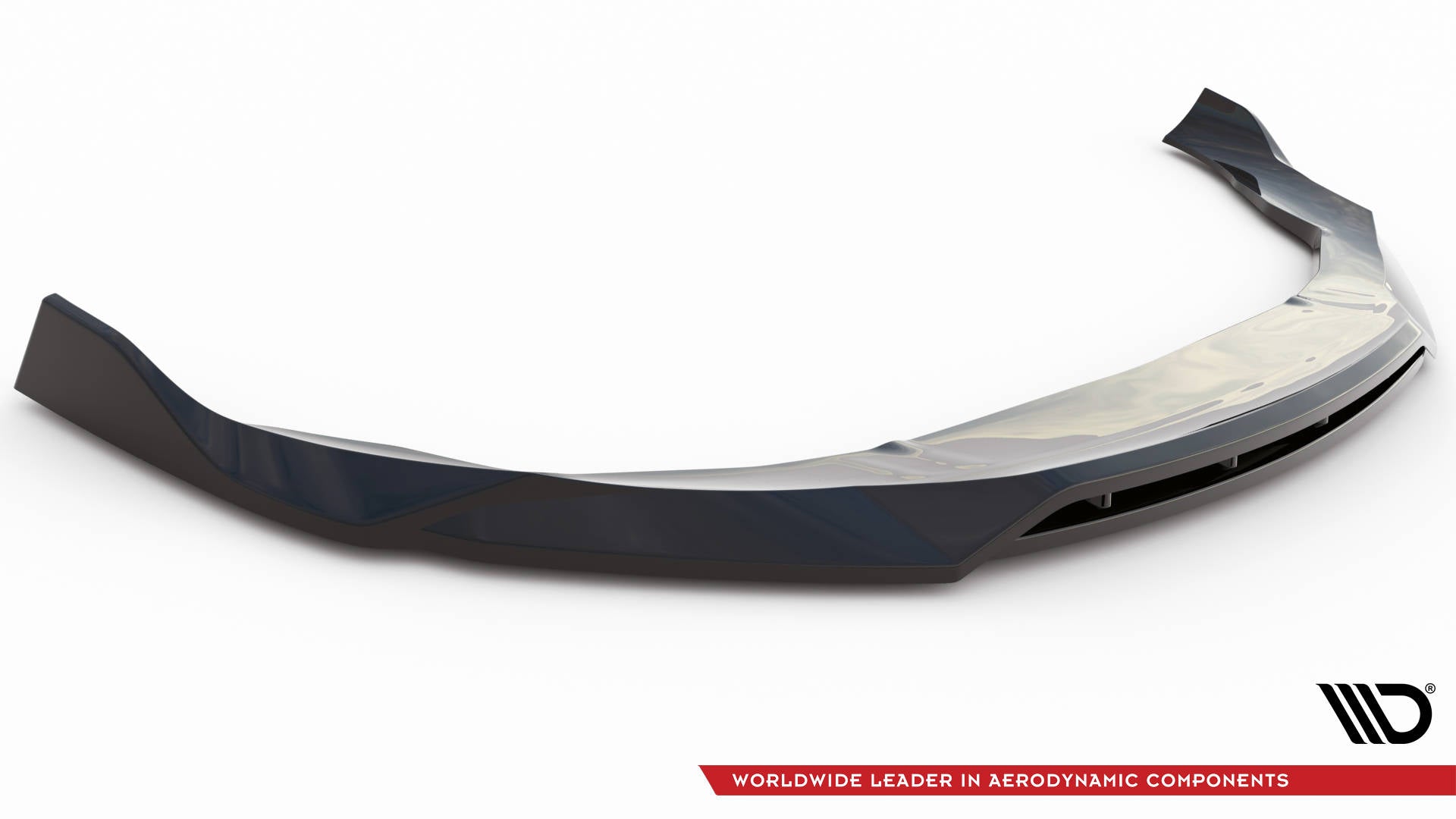Maxton Front Ansatz V.2 für Audi e-Tron GT / RS GT Mk1 schwarz Hochglanz