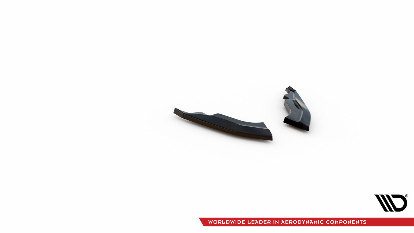 Maxton Heck Ansatz Flaps Diffusor für Jaguar F-Type Mk1 Facelift schwarz Hochglanz