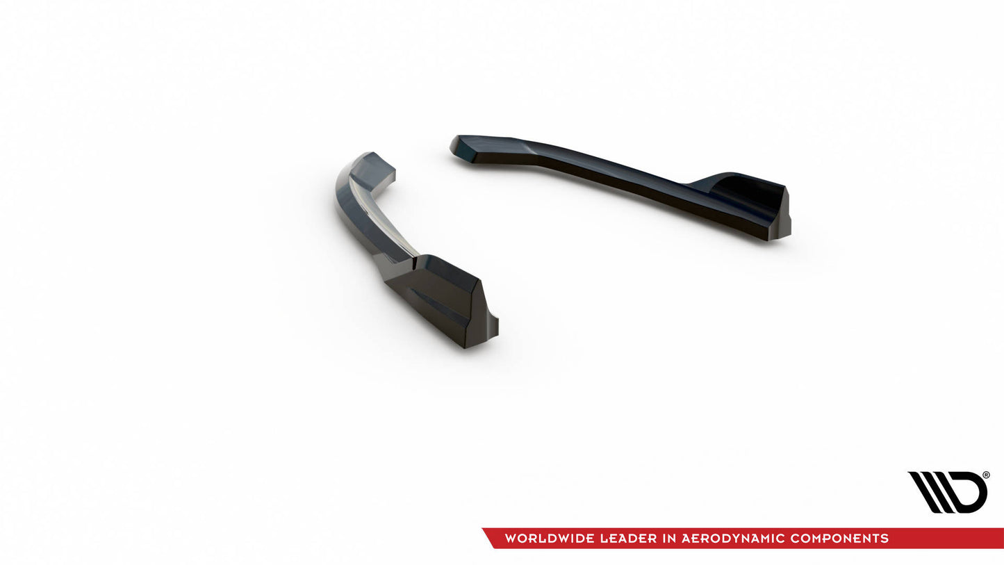 Maxton Heck Ansatz Flaps Diffusor für BMW X3 G01 schwarz Hochglanz
