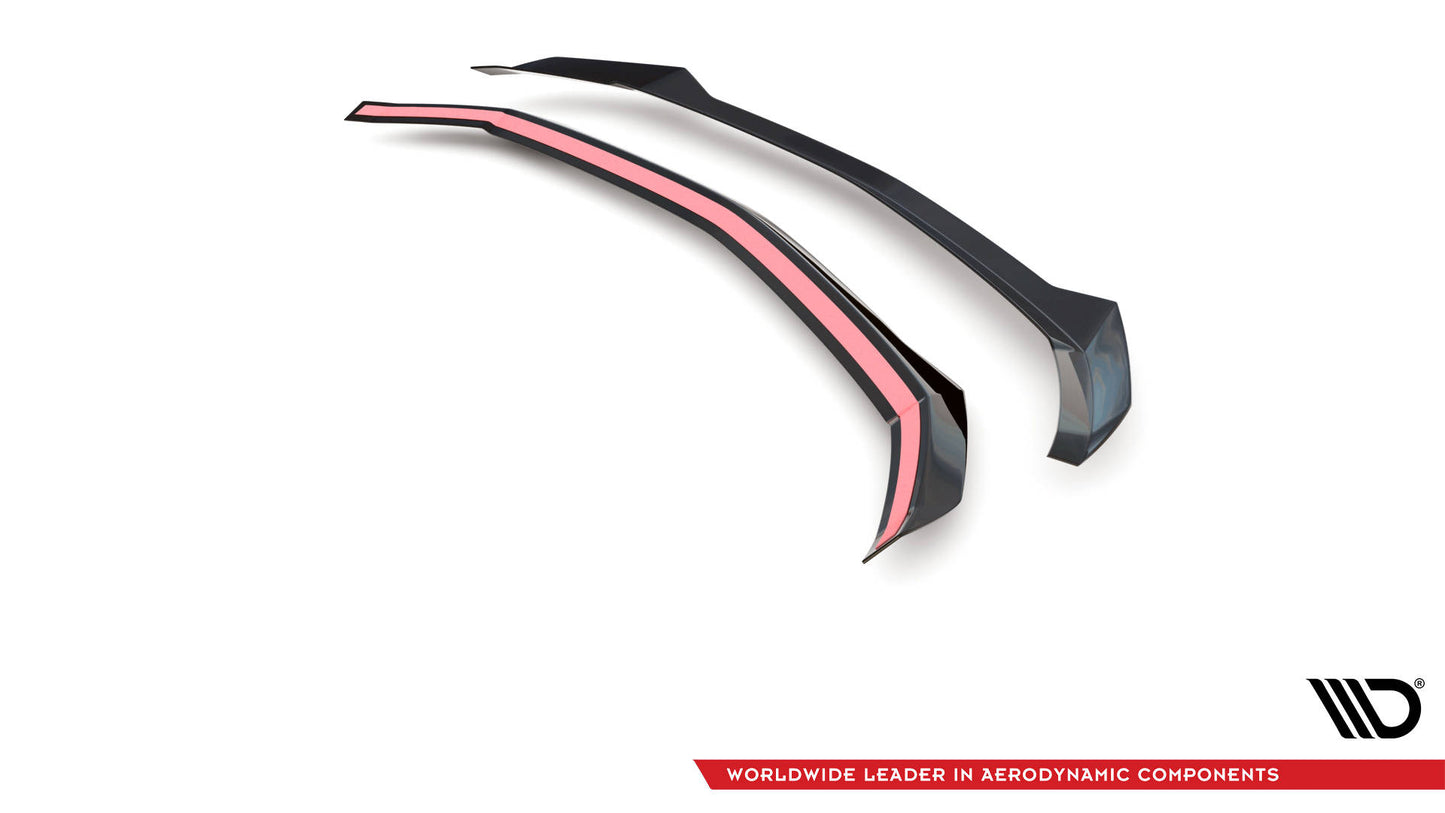 Maxton Höher Spoiler CAP für Lamborghini Urus Mk1 schwarz Hochglanz