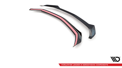 Maxton Höher Spoiler CAP für Lamborghini Urus Mk1 schwarz Hochglanz