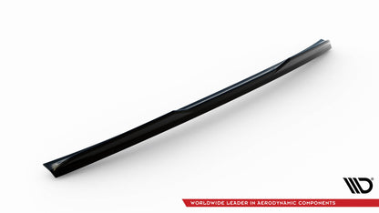 Maxton Spoiler CAP für 3D Jaguar XE X760 Facelift schwarz Hochglanz