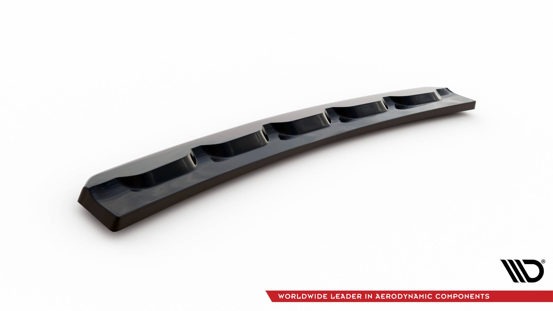 Maxton Mittlerer Diffusor Heck Ansatz für Kia Ceed GT Mk3  schwarz Hochglanz