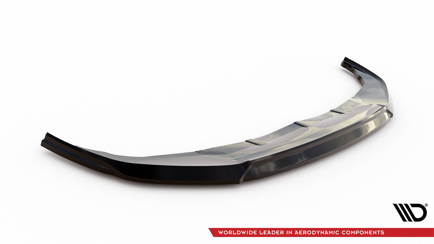 Maxton Front Ansatz V.2 für BMW 1er F40 schwarz Hochglanz