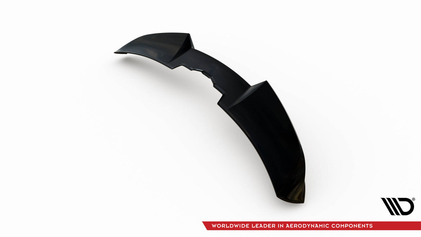 Maxton Spoiler CAP für 3D Land Rover Range Rover Evoque HSE Dynamic Mk1 Facelift schwarz Hochglanz