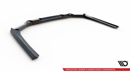 Maxton Mittlerer Diffusor Heck Ansatz DTM Look für V.1 BMW 5er M-Paket G60 schwarz Hochglanz