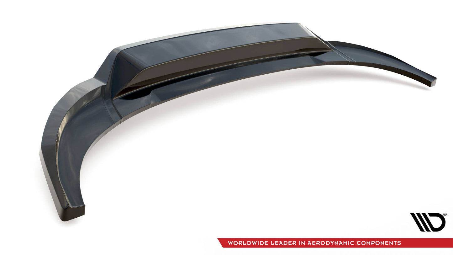Maxton Mittlerer Diffusor Heck Ansatz DTM Look für Audi A3 Sportback 8Y schwarz Hochglanz