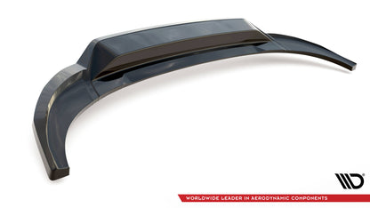 Maxton Mittlerer Diffusor Heck Ansatz DTM Look für Audi A3 Sportback 8Y schwarz Hochglanz