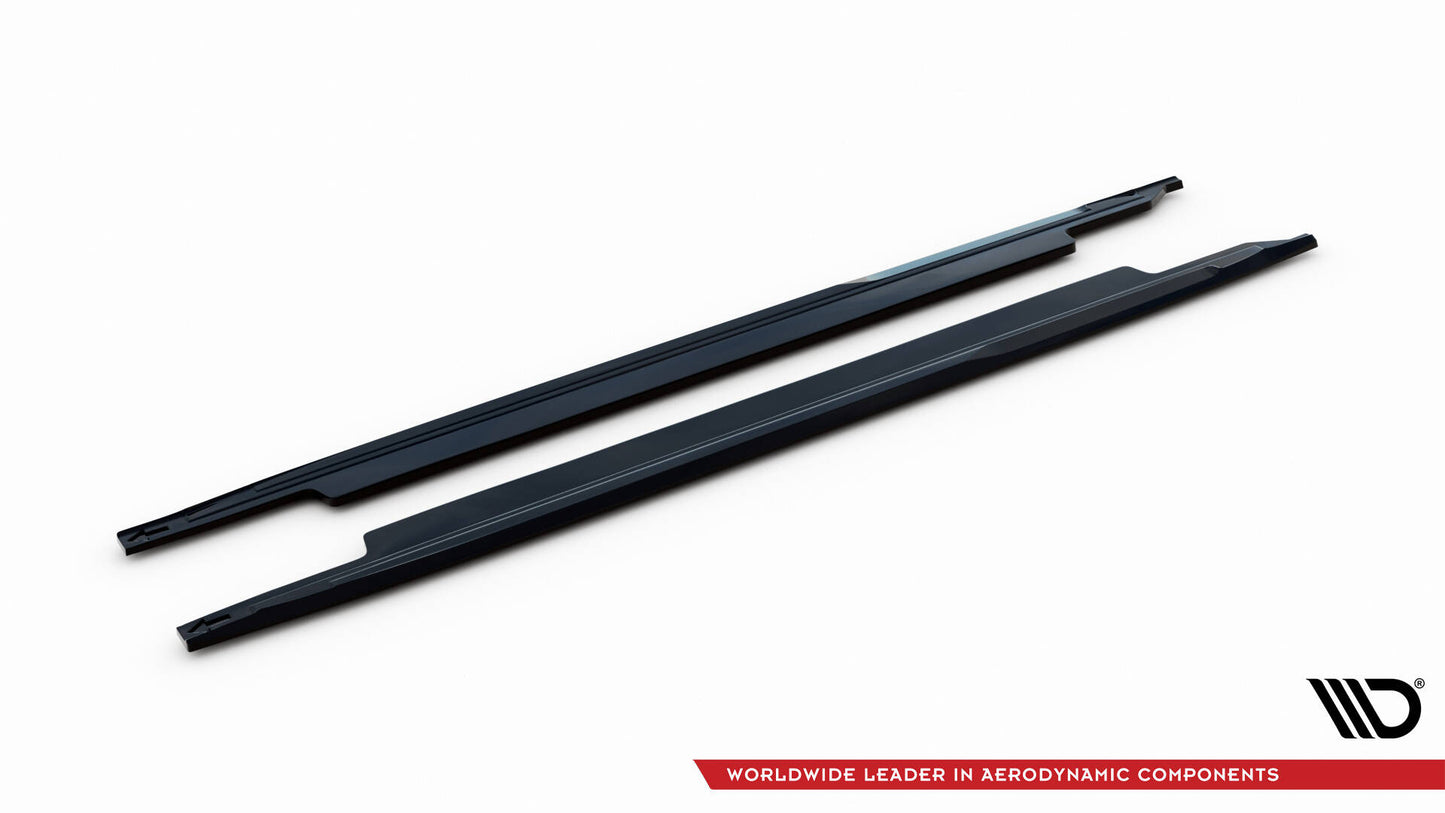 Maxton Seitenschweller Ansatz für Kia Proceed GT Mk1 Facelift / Ceed GT Mk3 Facelift  schwarz Hochglanz