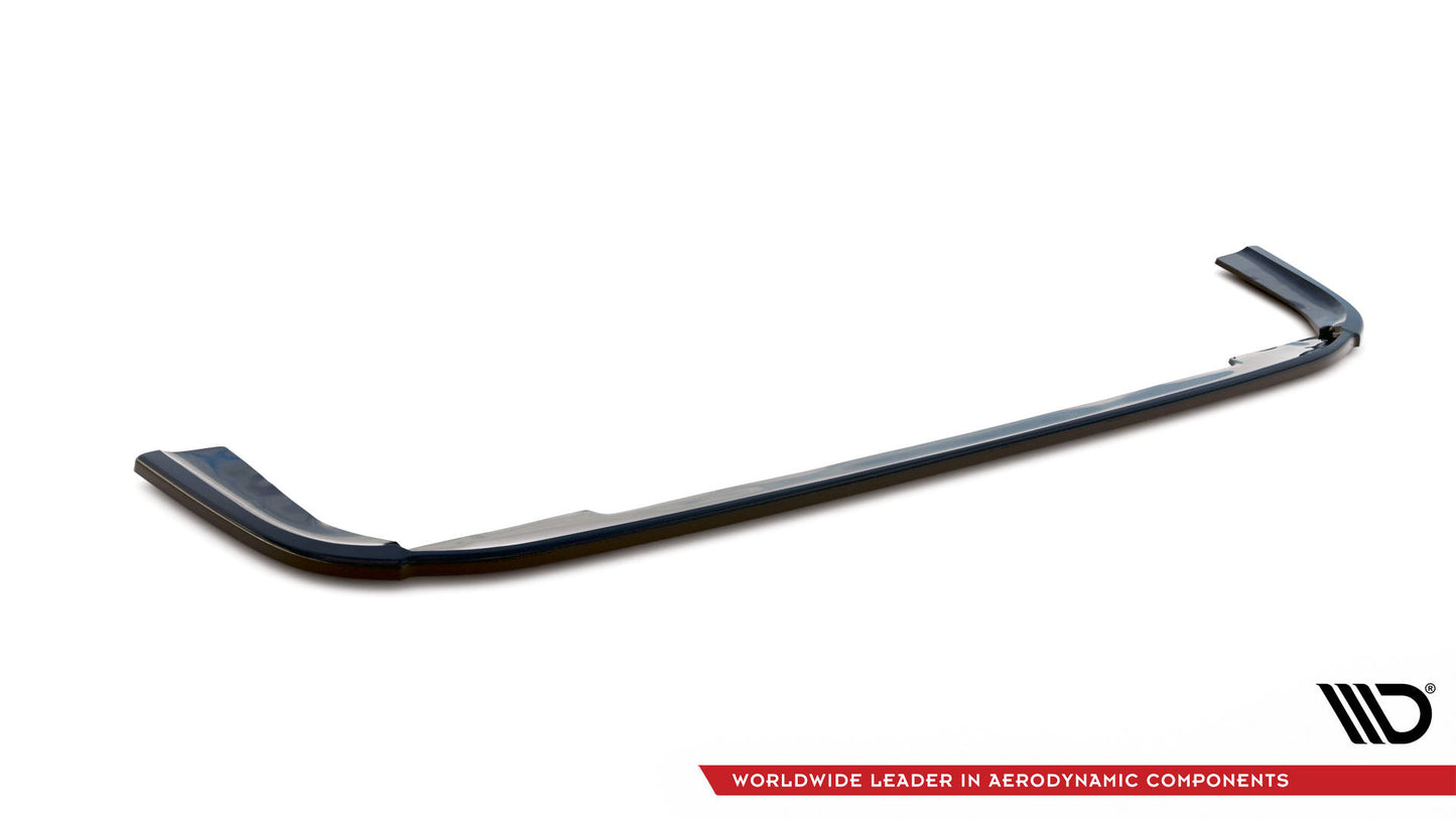 Maxton Mittlerer Diffusor Heck Ansatz für Citroen Berlingo Mk3 schwarz Hochglanz