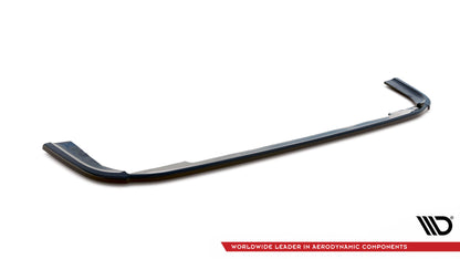 Maxton Mittlerer Diffusor Heck Ansatz für Citroen Berlingo Mk3 schwarz Hochglanz