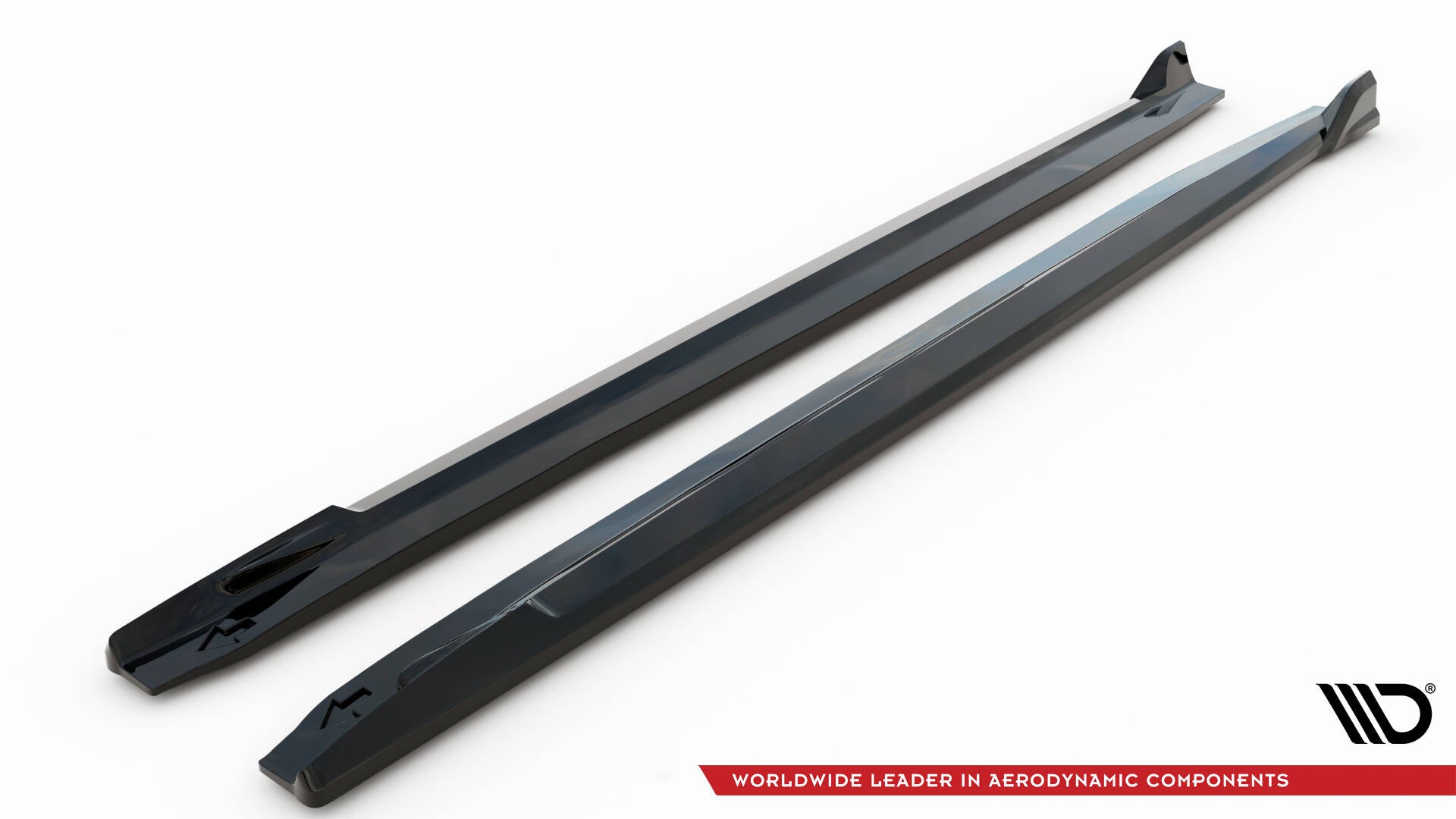 Maxton Seitenschweller Ansatz für V.2 für BMW X5 M-Paket G05 schwarz Hochglanz