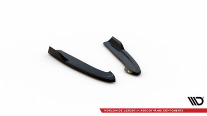 Maxton Heck Ansatz Flaps Diffusor V.6 für Ford Focus Kombi ST Mk4 schwarz Hochglanz