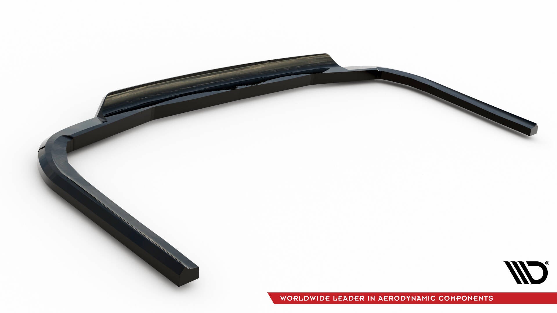 Maxton Mittlerer Diffusor Heck Ansatz DTM Look für Citroen Jumpy L3 Mk3 schwarz Hochglanz