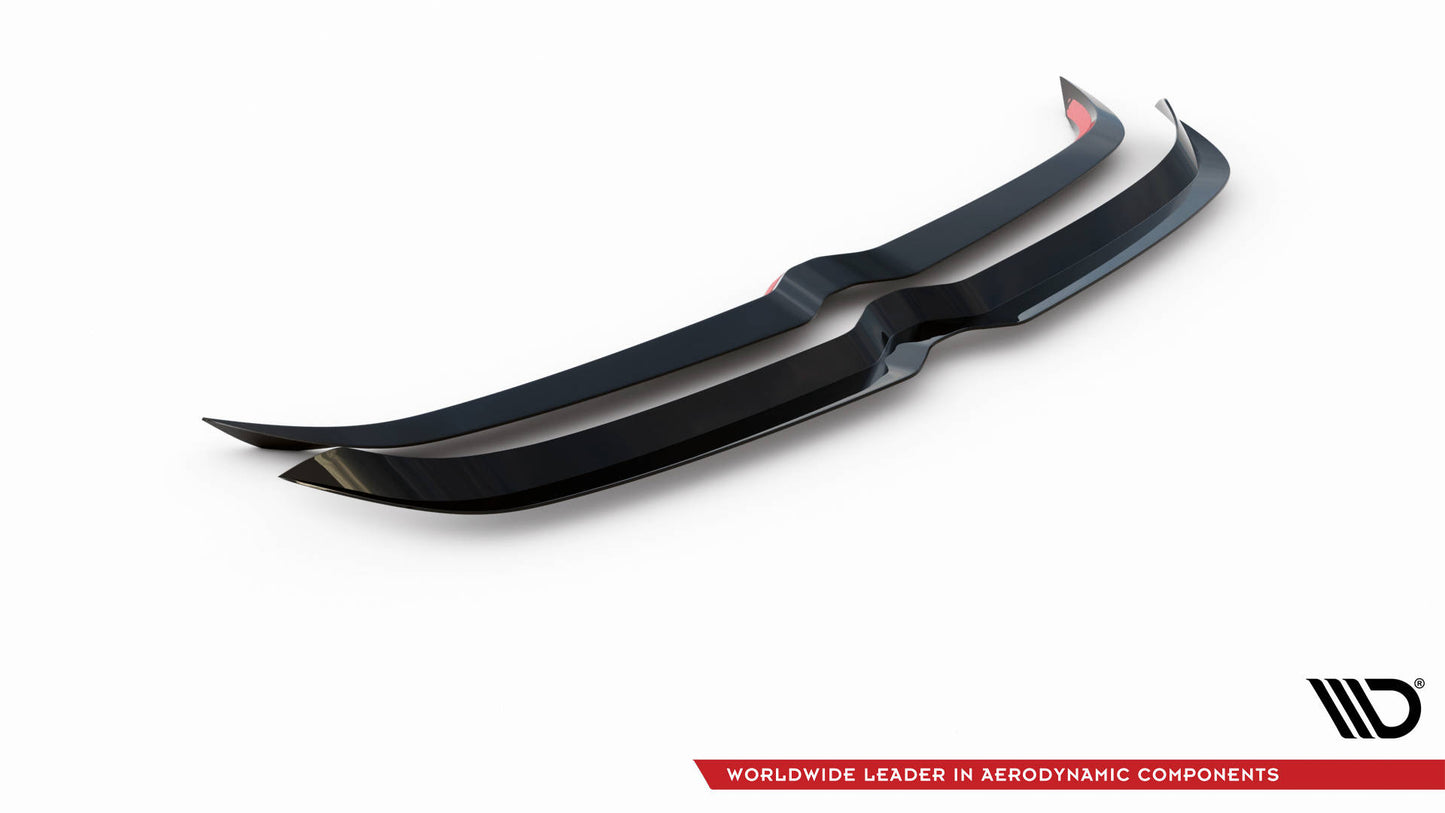 Maxton Spoiler CAP für Hyundai Kona N Mk1 schwarz Hochglanz