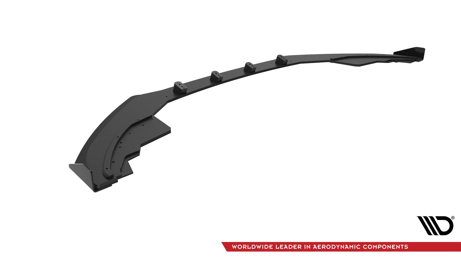 Maxton Street Pro Front Ansatz für +Flaps für + Flaps Audi S5 / A5 S-Line 8T schwarz Hochglanz