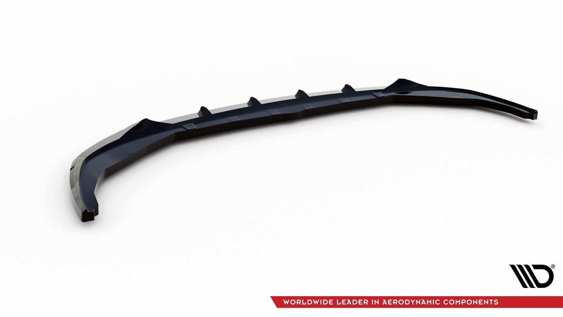 Maxton Front Ansatz V.1 für BMW 3er M340i / M-Paket G20 / G21 Facelift schwarz Hochglanz