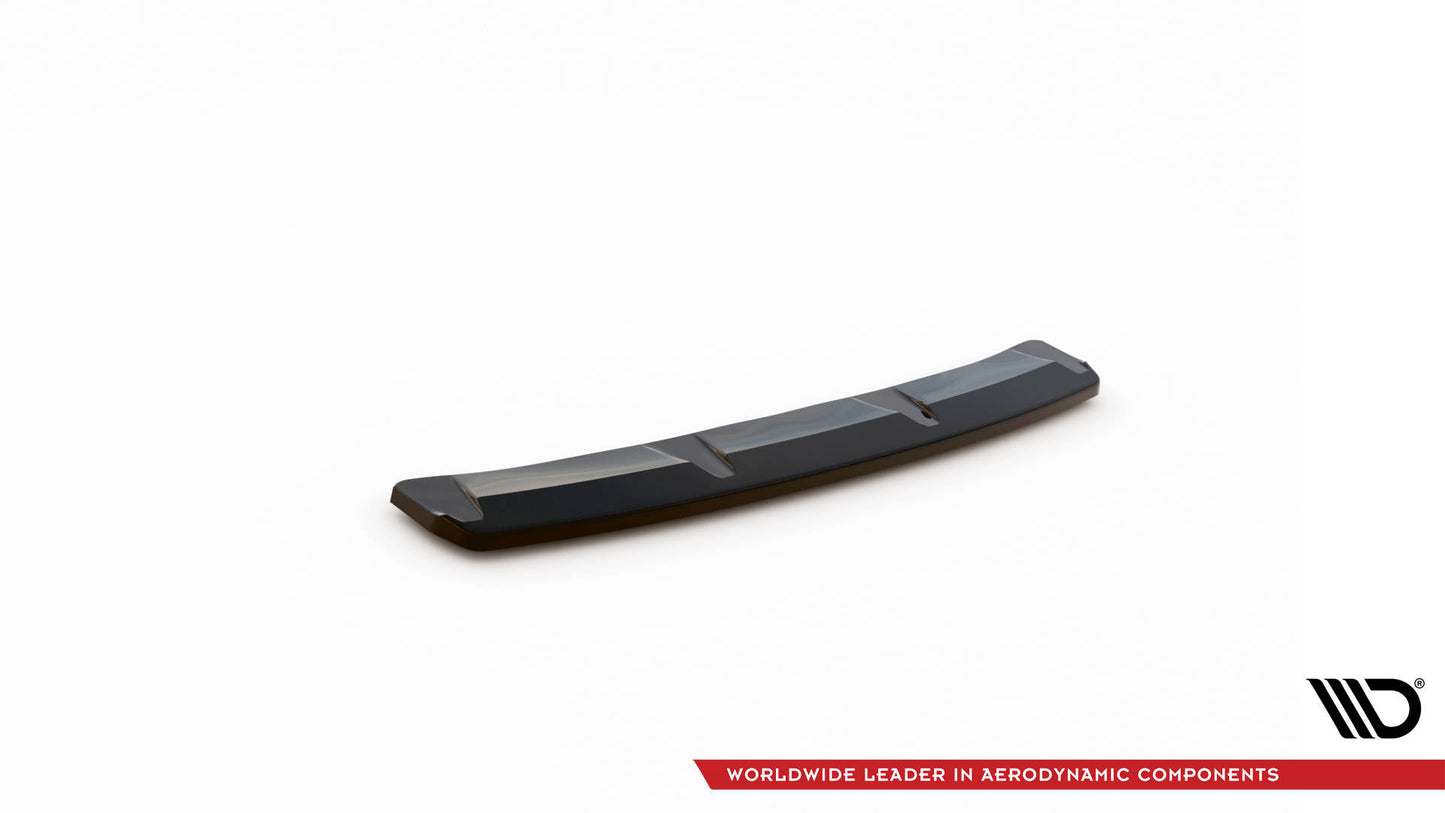 Maxton Mittlerer Diffusor Heck Ansatz für Audi S8 D5 schwarz Hochglanz