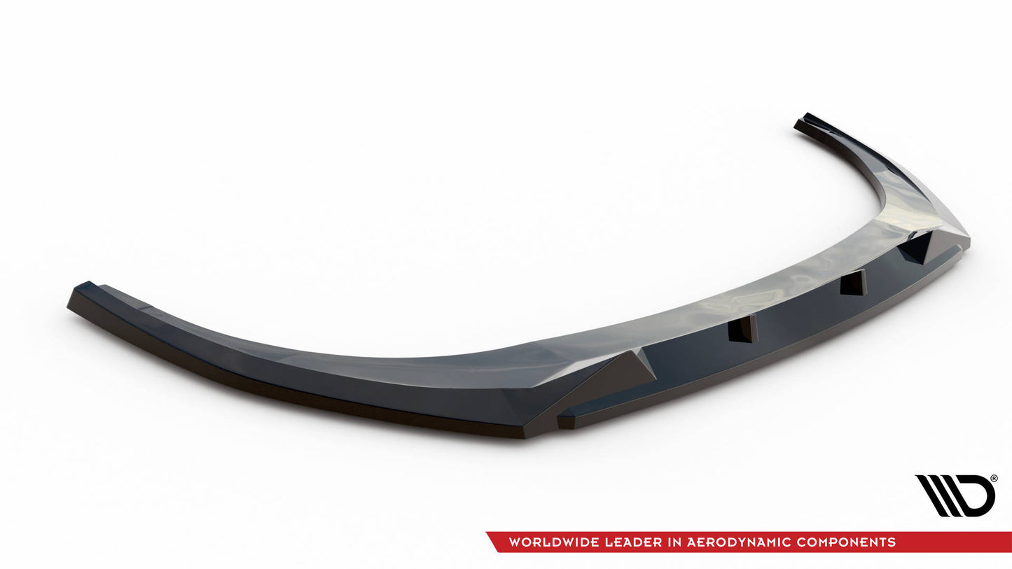 Maxton Front Ansatz für Hyundai Elantra Mk7 schwarz Hochglanz