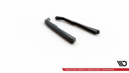 Maxton Heck Ansatz Flaps Diffusor für BMW M340i G20 / G21 Facelift schwarz Hochglanz