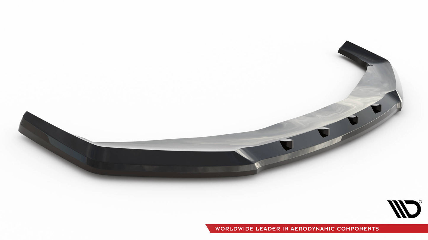 Maxton Front Ansatz V.1 für BMW 7 M-Paket / M760e / i7 M-Paket G70   schwarz Hochglanz