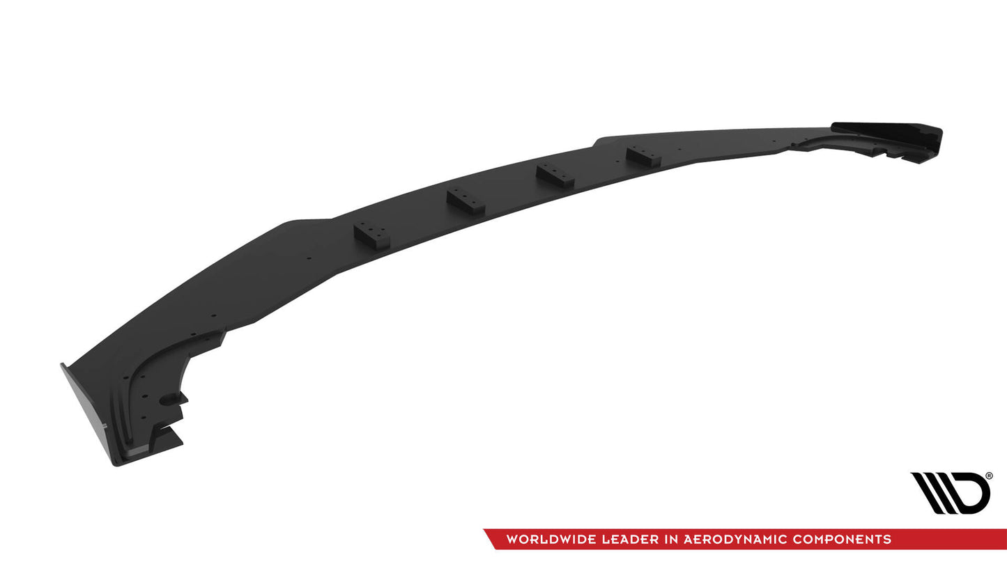 Maxton Street Pro Front Ansatz für +Flaps für + Flaps Honda Civic Mk10 schwarz Hochglanz
