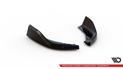 Maxton Heck Ansatz Flaps Diffusor V.1 für2 BMW 1er M-Paket / M135i F40 schwarz Hochglanz
