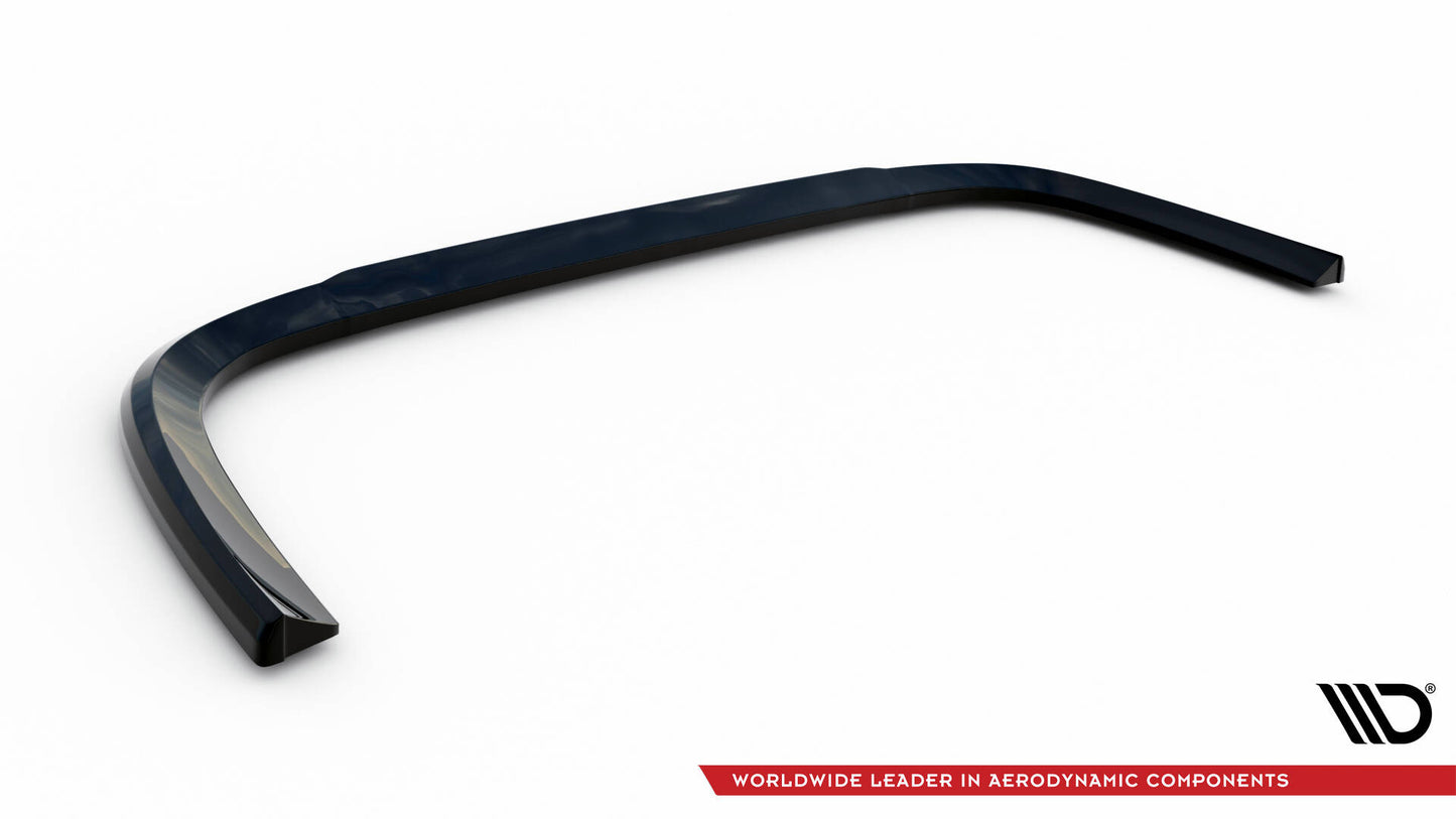Maxton Zentrale Hinten Splitte Ford Transit Connect Mk2 Facelift schwarz Hochglanz