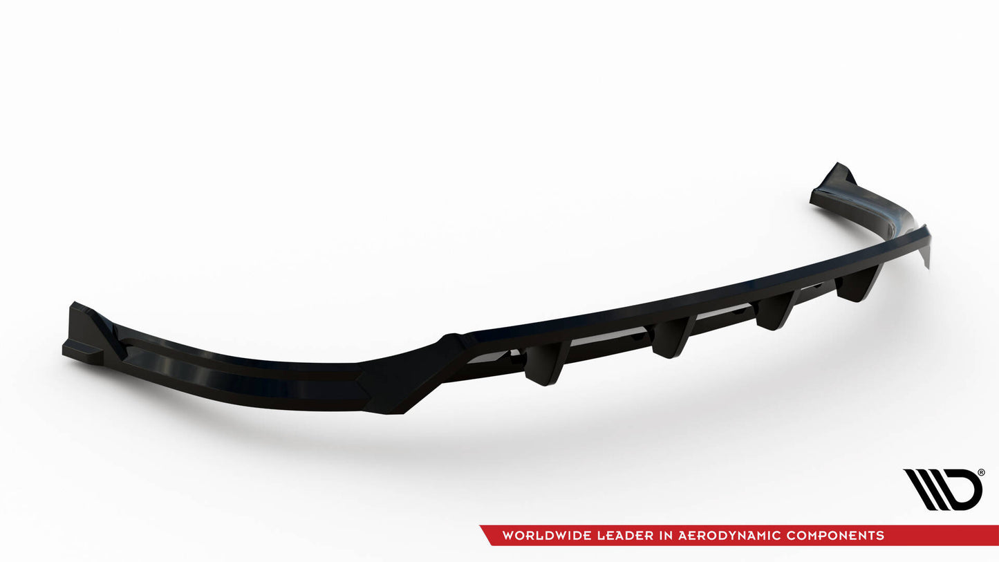 Maxton Mittlerer Diffusor Heck Ansatz DTM Look für Rolls Royce Cullinan schwarz Hochglanz