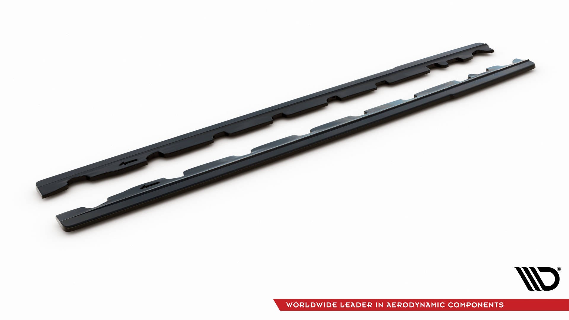 Maxton Seitenschweller Ansatz für Ford Mustang Mk5 Facelift schwarz Hochglanz