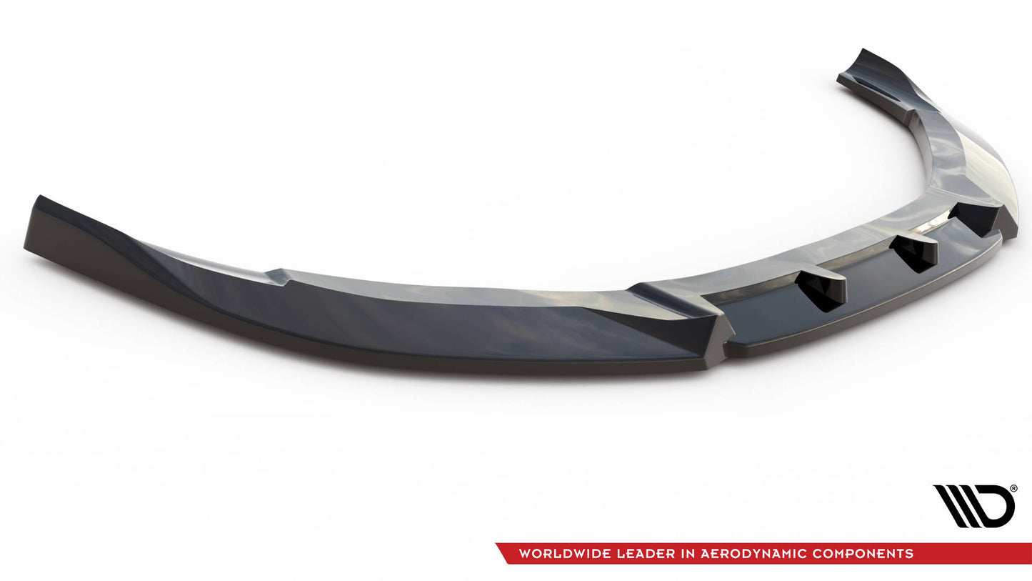 Maxton Front Ansatz V.2 für Audi S8 D4 schwarz Hochglanz