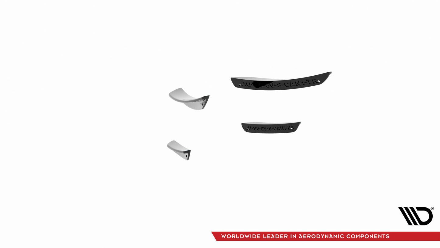 Maxton Stoßstangenflügel vorne (Canards) Audi S3 / A3 S-Line 8V Limousine / Cabrio