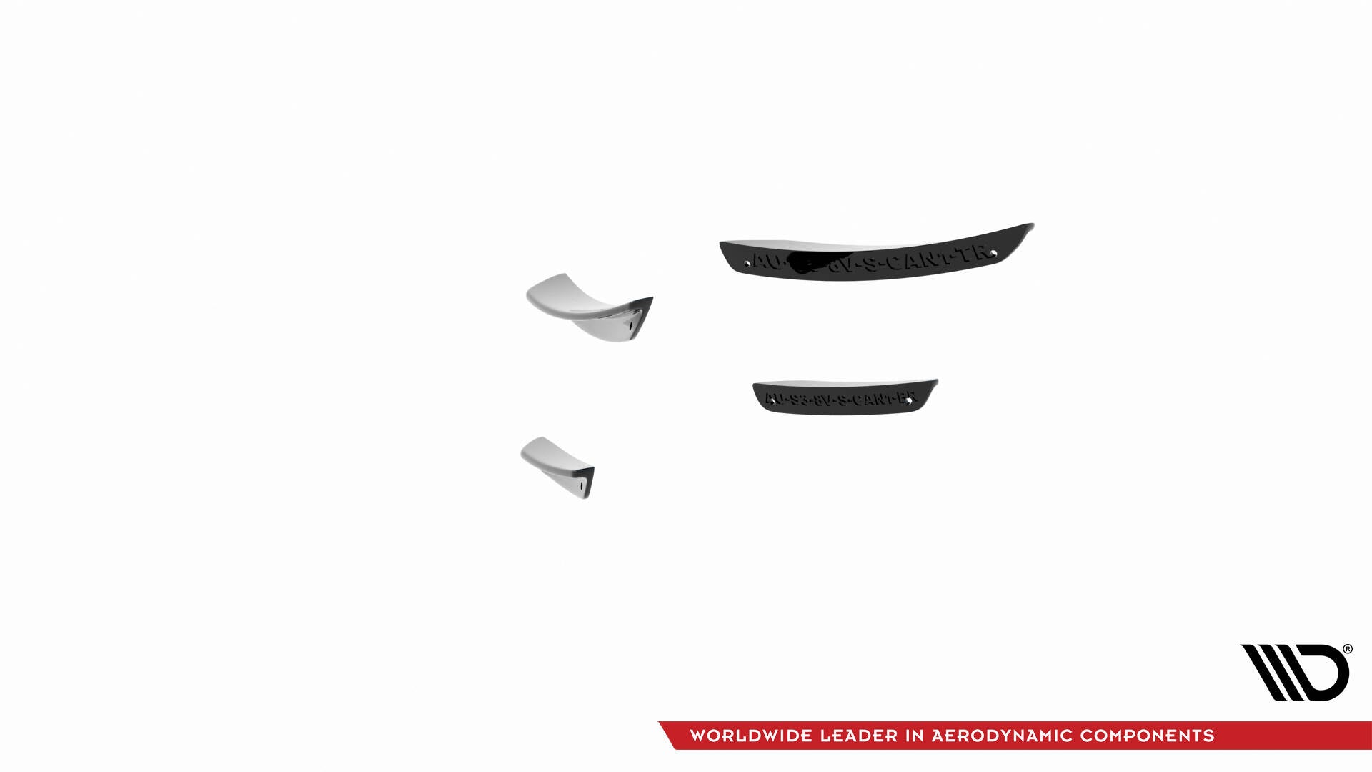 Maxton Stoßstangenflügel vorne (Canards) Audi S3 / A3 S-Line 8V Limousine / Cabrio