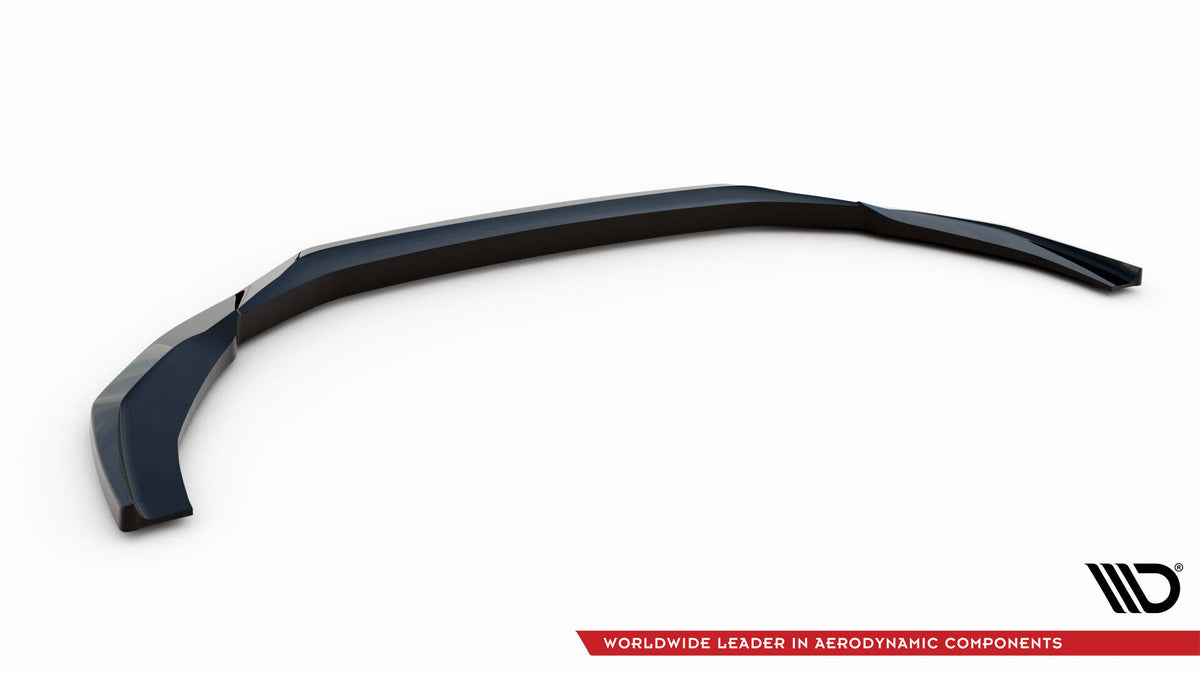 Maxton Front Ansatz V.1 für Audi RS4 B9 Facelift schwarz Hochglanz
